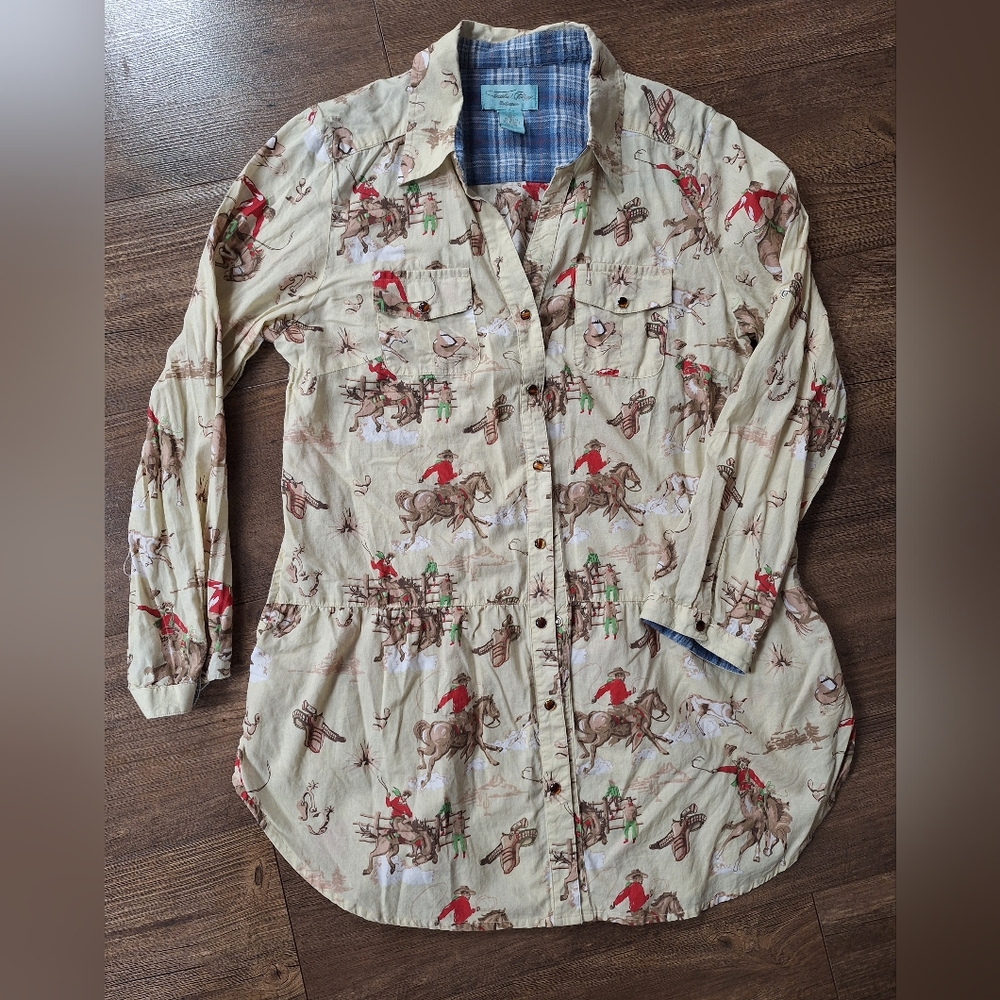 Tasha Polizzi Vintage Fashion Western Pearl Snap